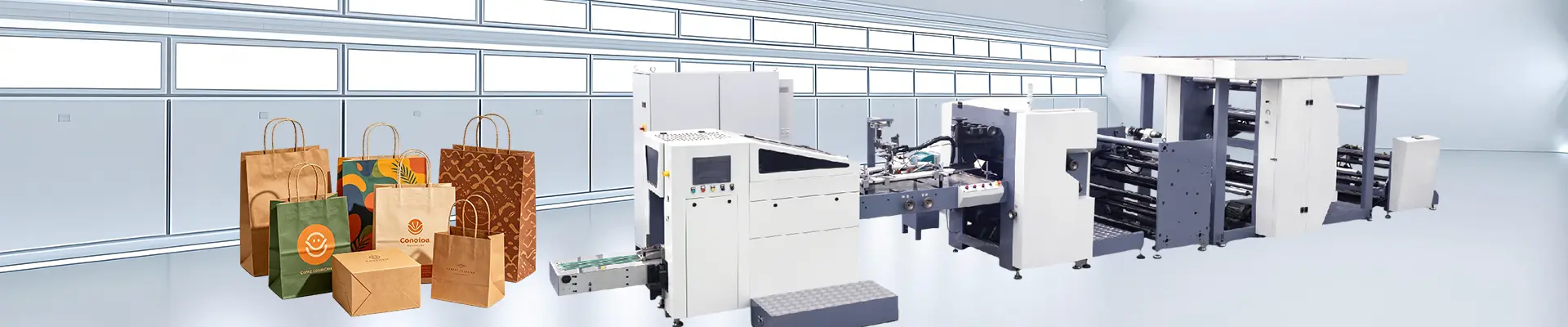 Máquina de bolsas de papel