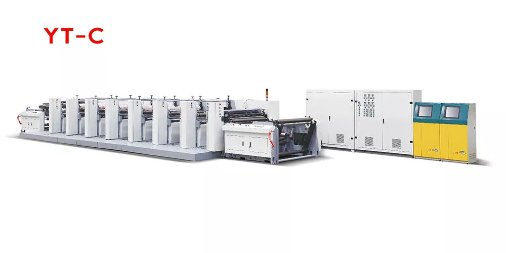 Máquina de impresión flexográfica tipo unidad de doble servo