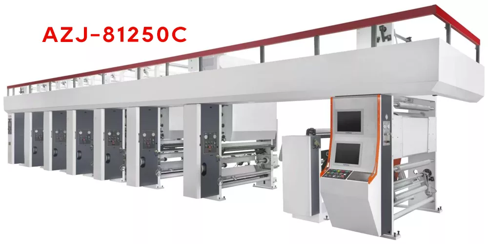 Sistema de eje electrónico computarizado y máquina de impresión por huecograbado con registro de colores