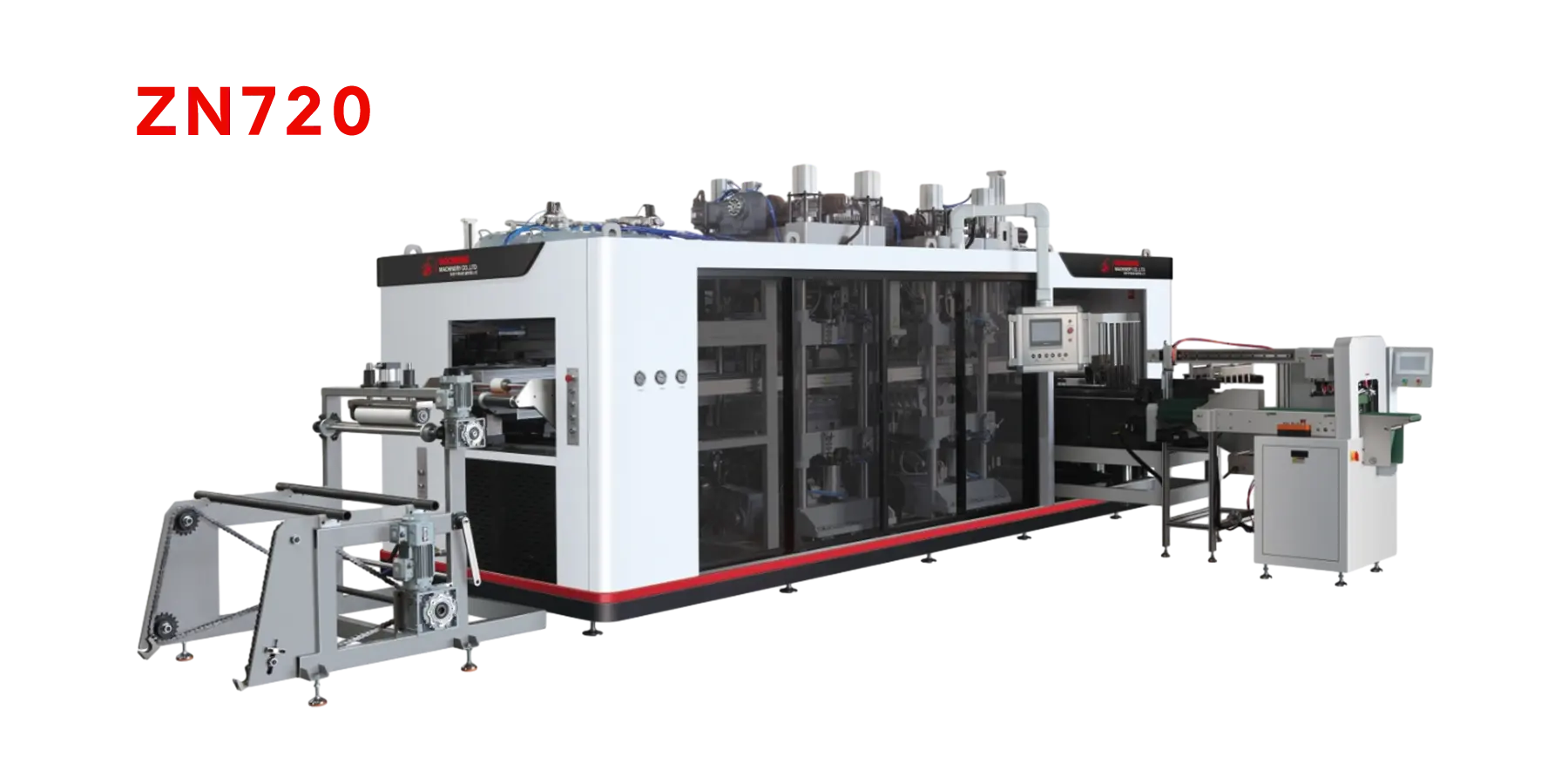 Máquina termoformadora con solución de embalaje