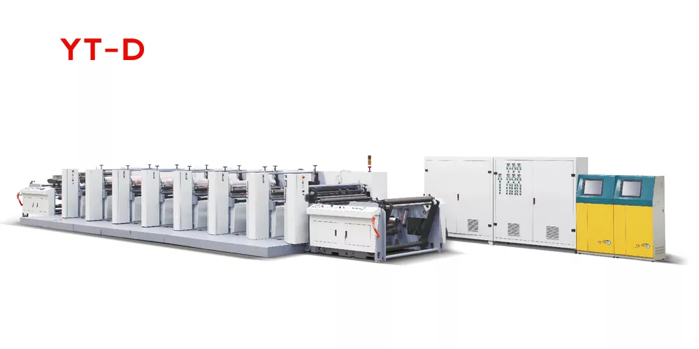 Máquina de impresión flexográfica tipo unidad